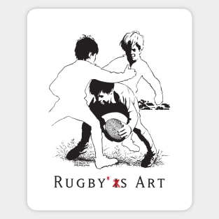 Rugby Junior Trapped by PPereyra Sticker